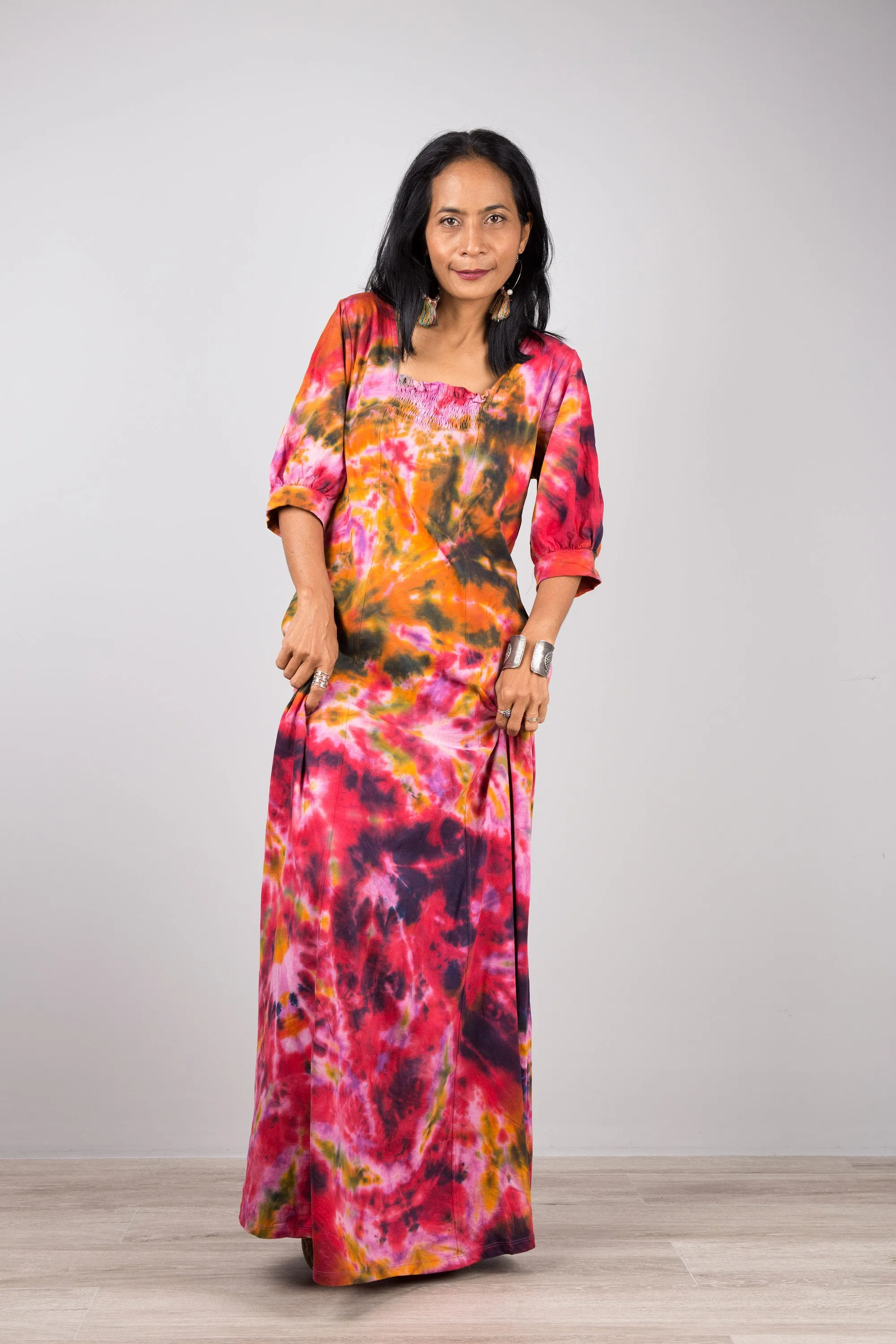 Tie Dye Maxi Dress