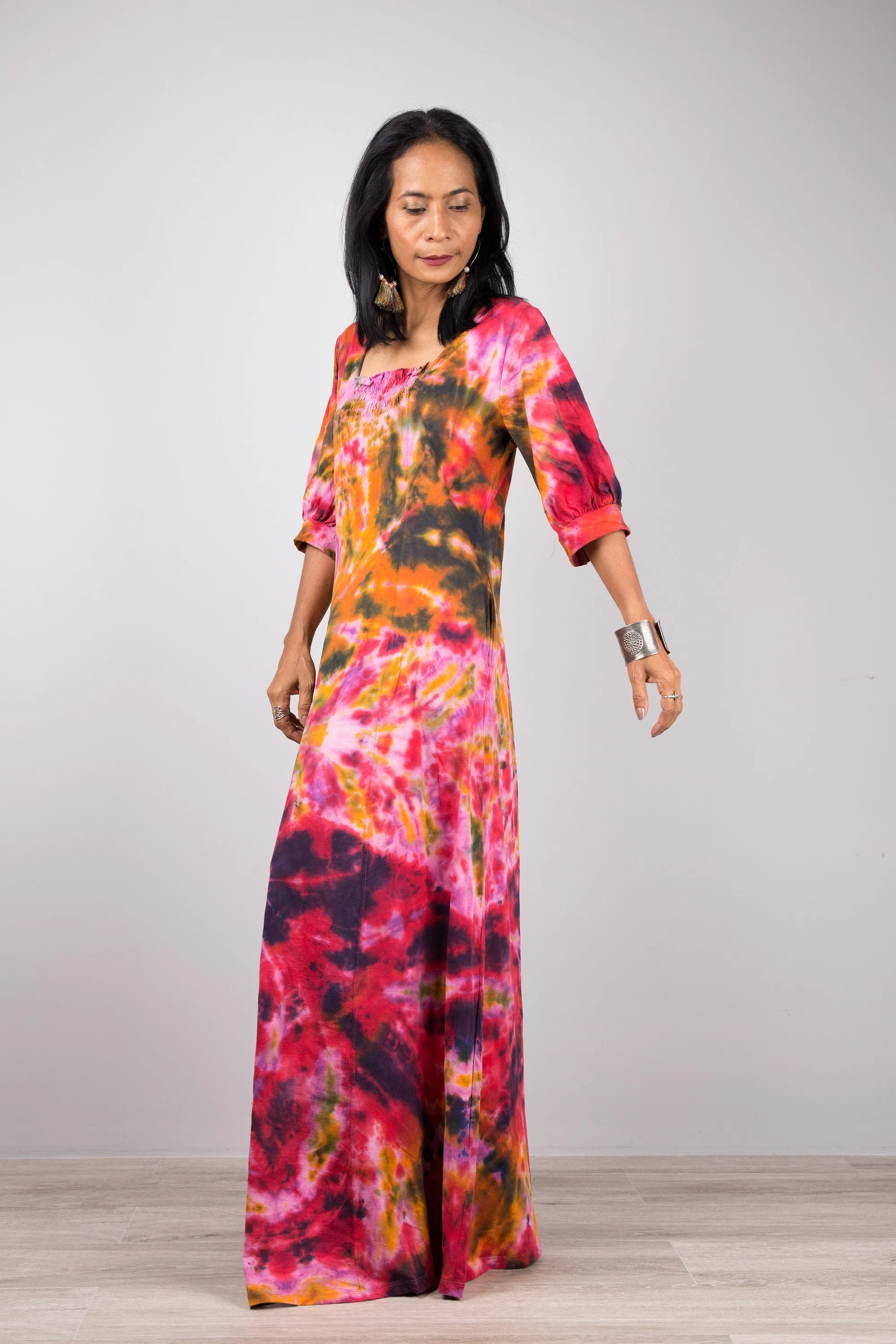 Tie Dye Maxi Dress