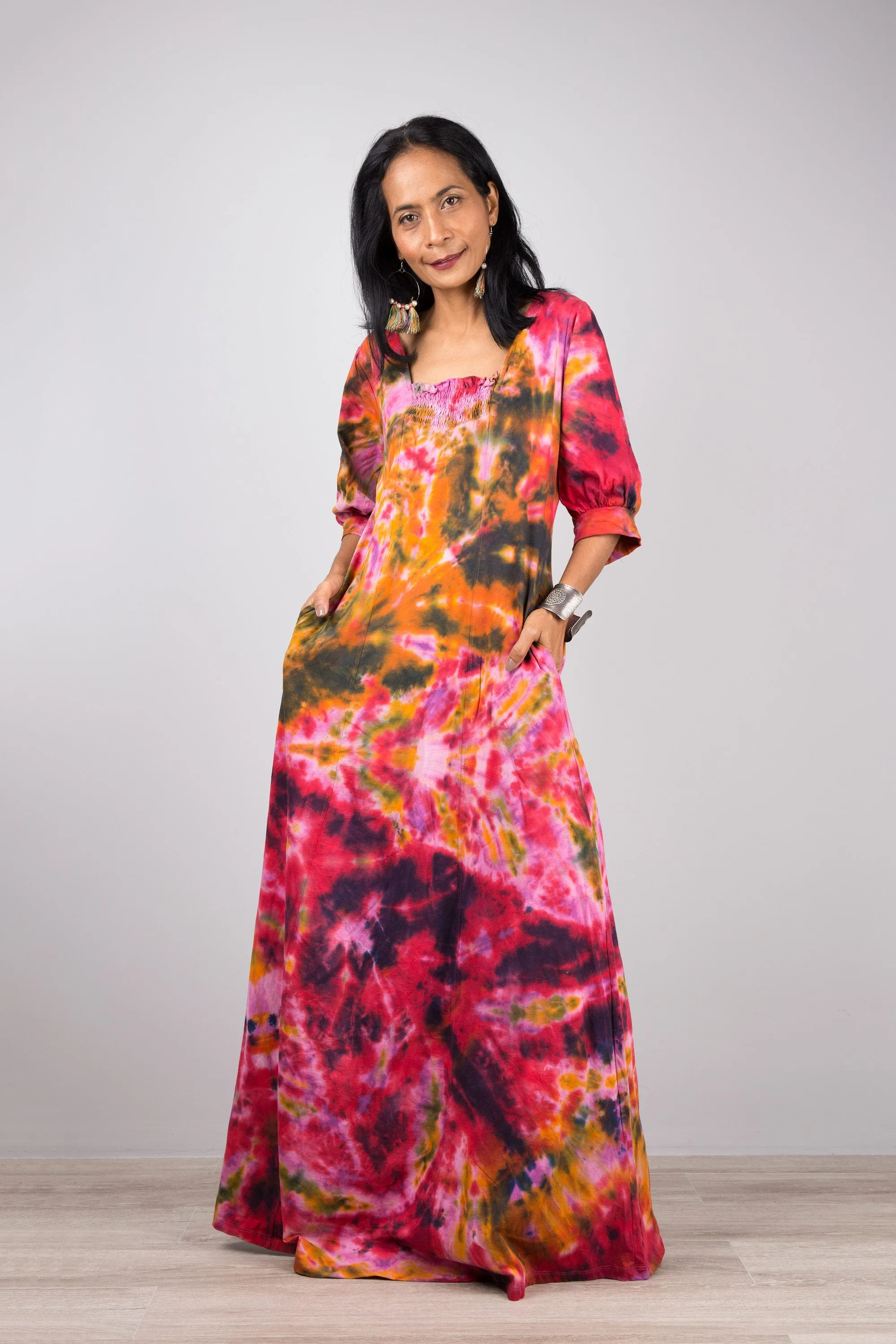 Tie Dye Maxi Dress