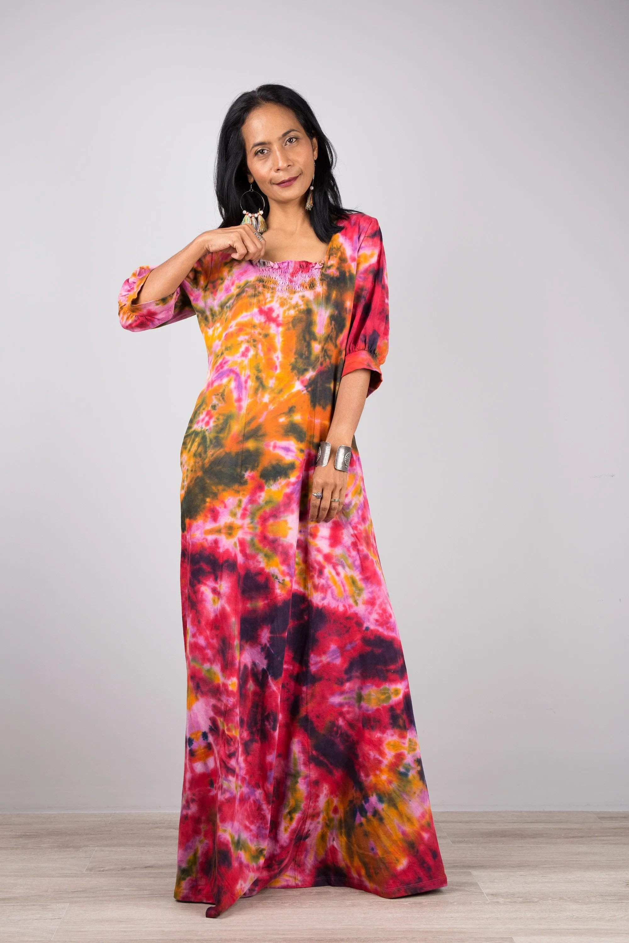 Tie Dye Maxi Dress