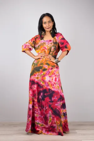 Tie Dye Maxi Dress