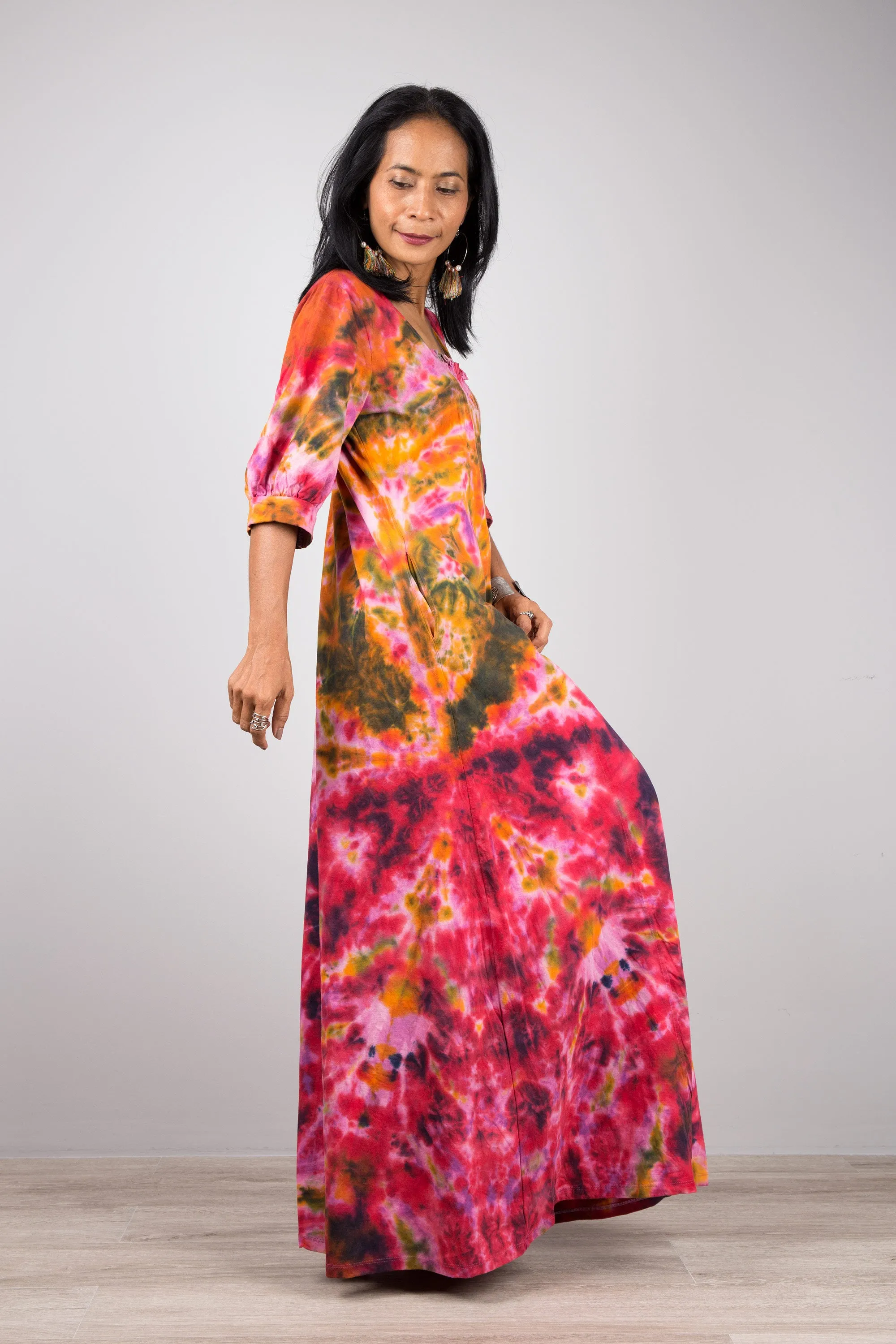 Tie Dye Maxi Dress