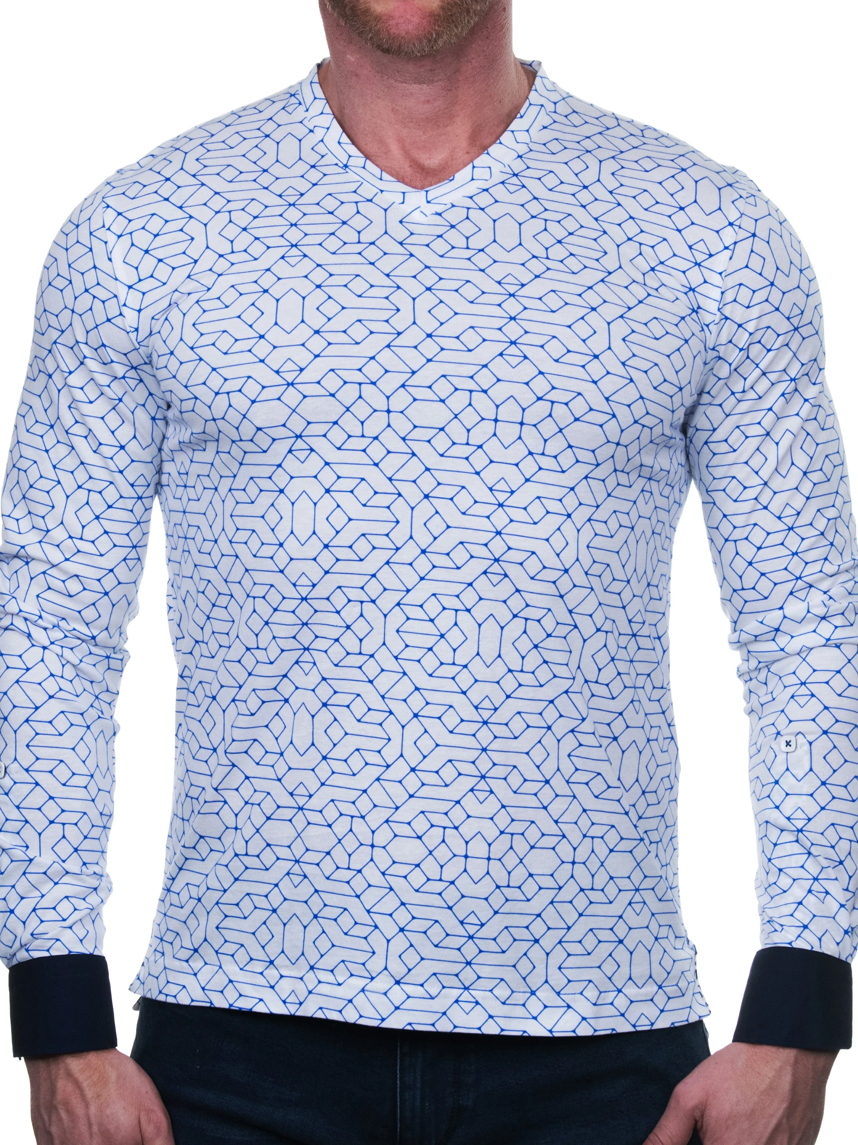 V-Neck Edison Transformer White