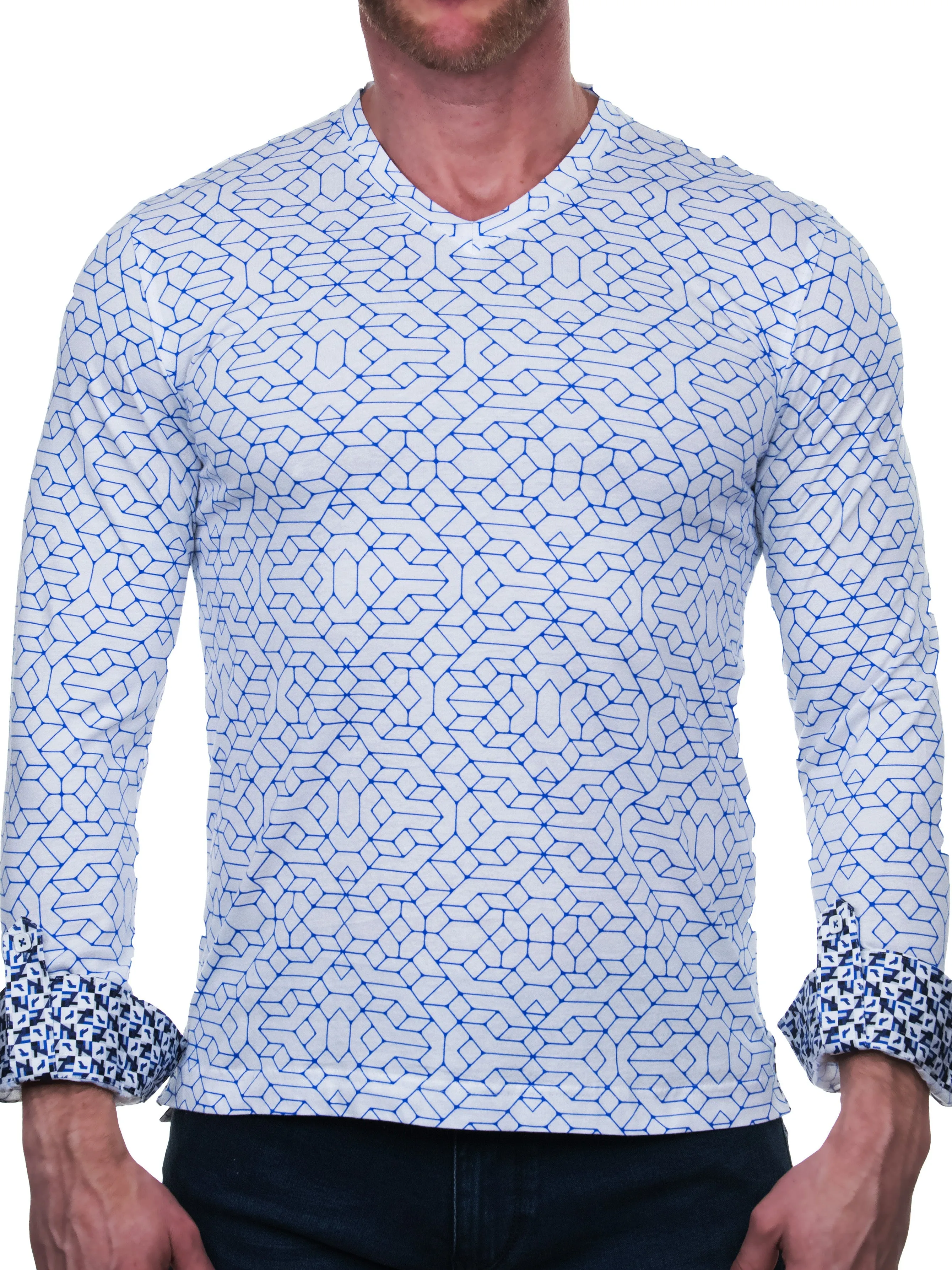 V-Neck Edison Transformer White