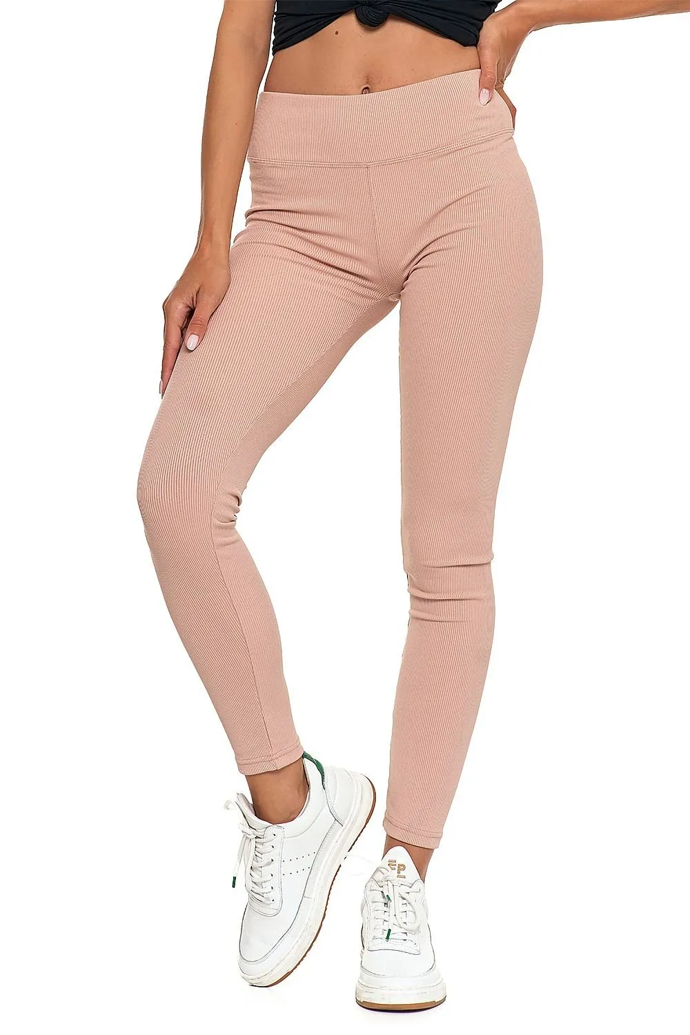 Vacay Vibes Wide-Belt Leggings