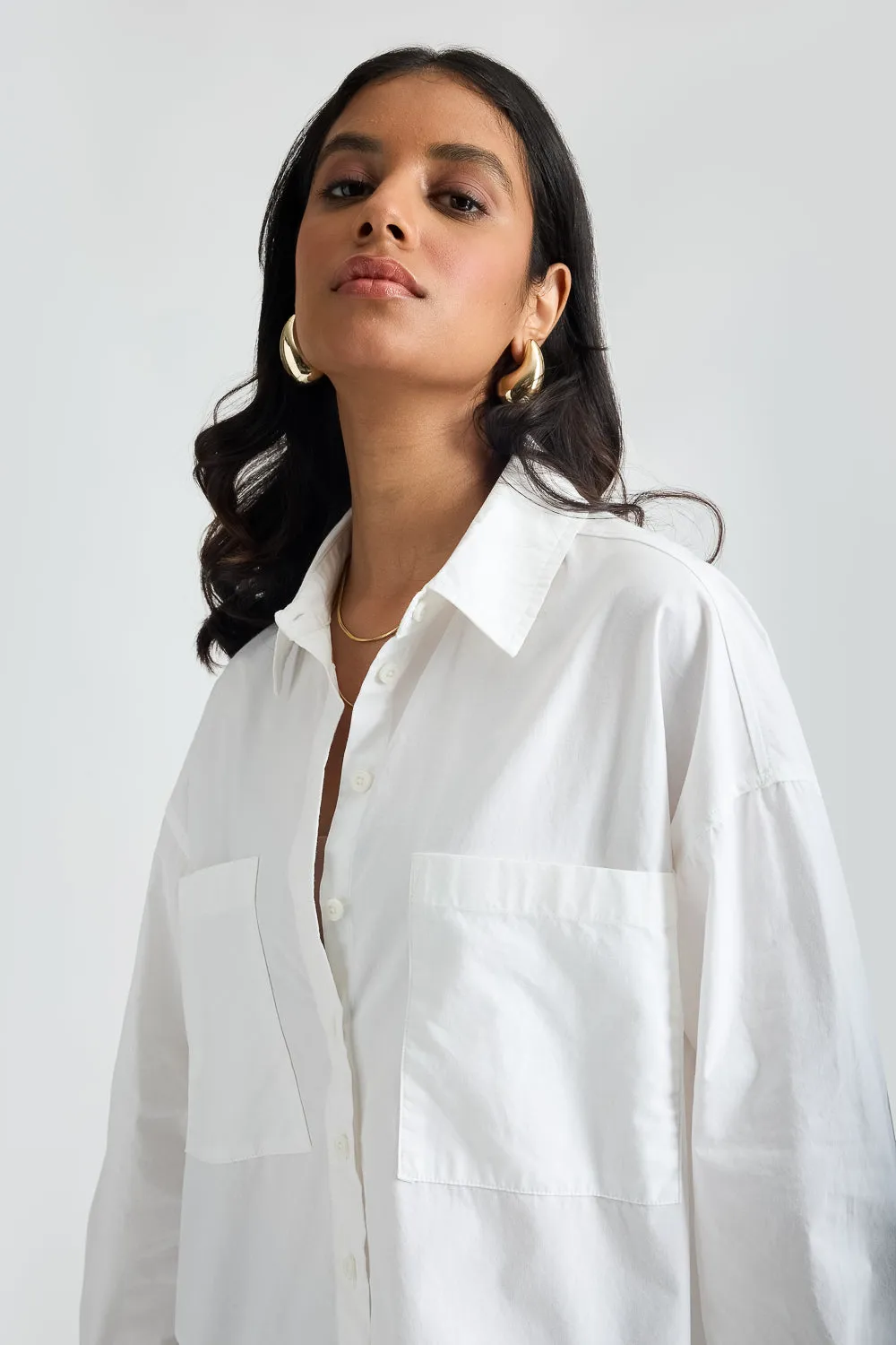 White Oversized Shirt