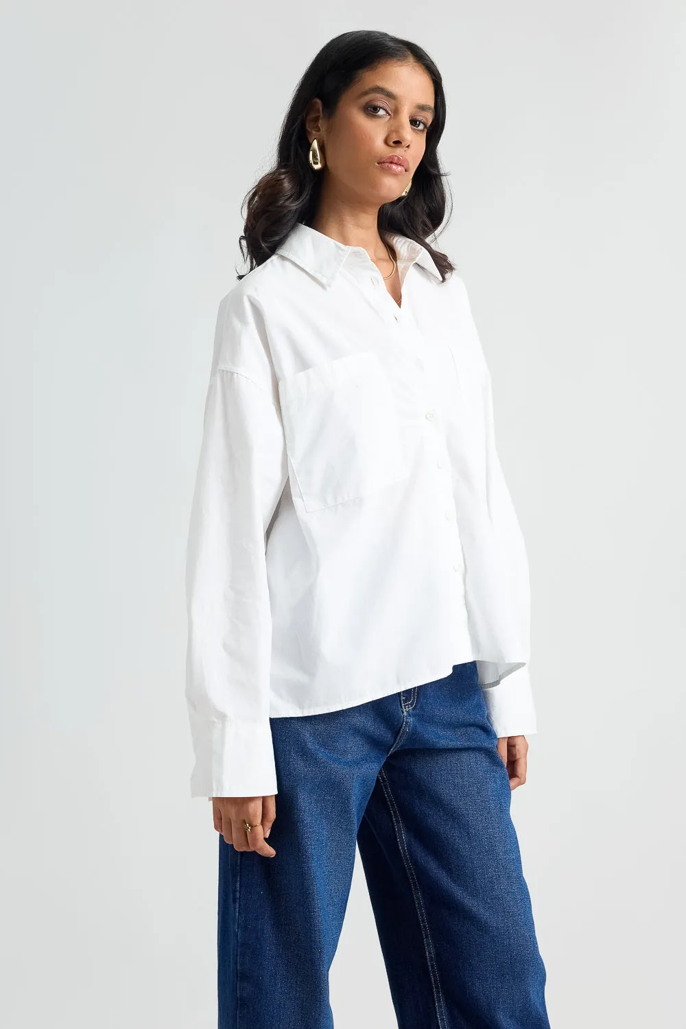 White Oversized Shirt