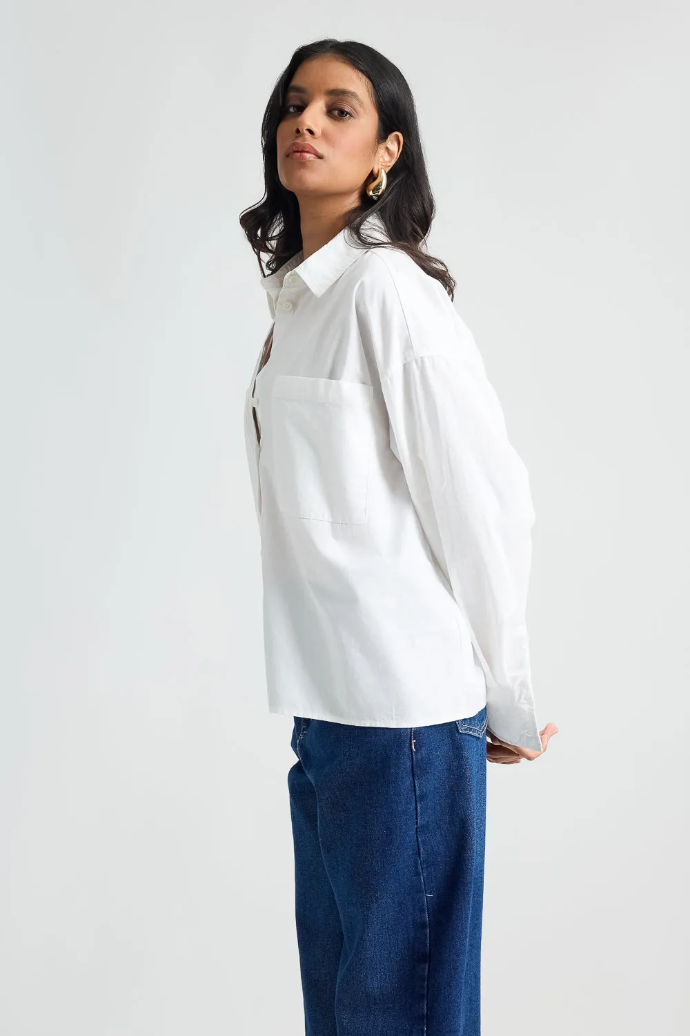 White Oversized Shirt