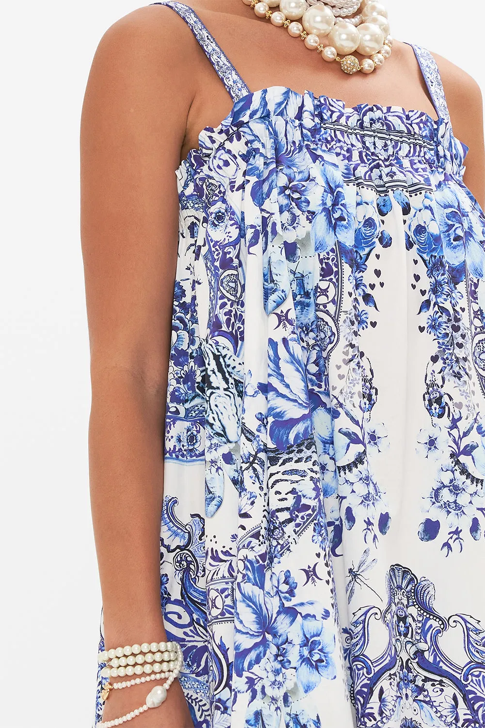 WIDE STRAP SUNDRESS GLAZE AND GRAZE