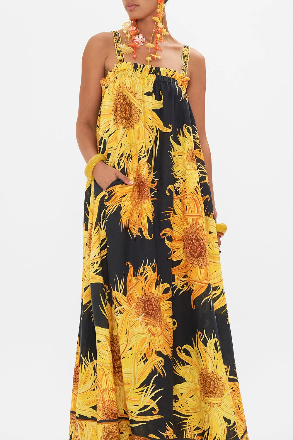 WIDE STRAP SUNDRESS MAKE ME YOUR MASTERPIECE