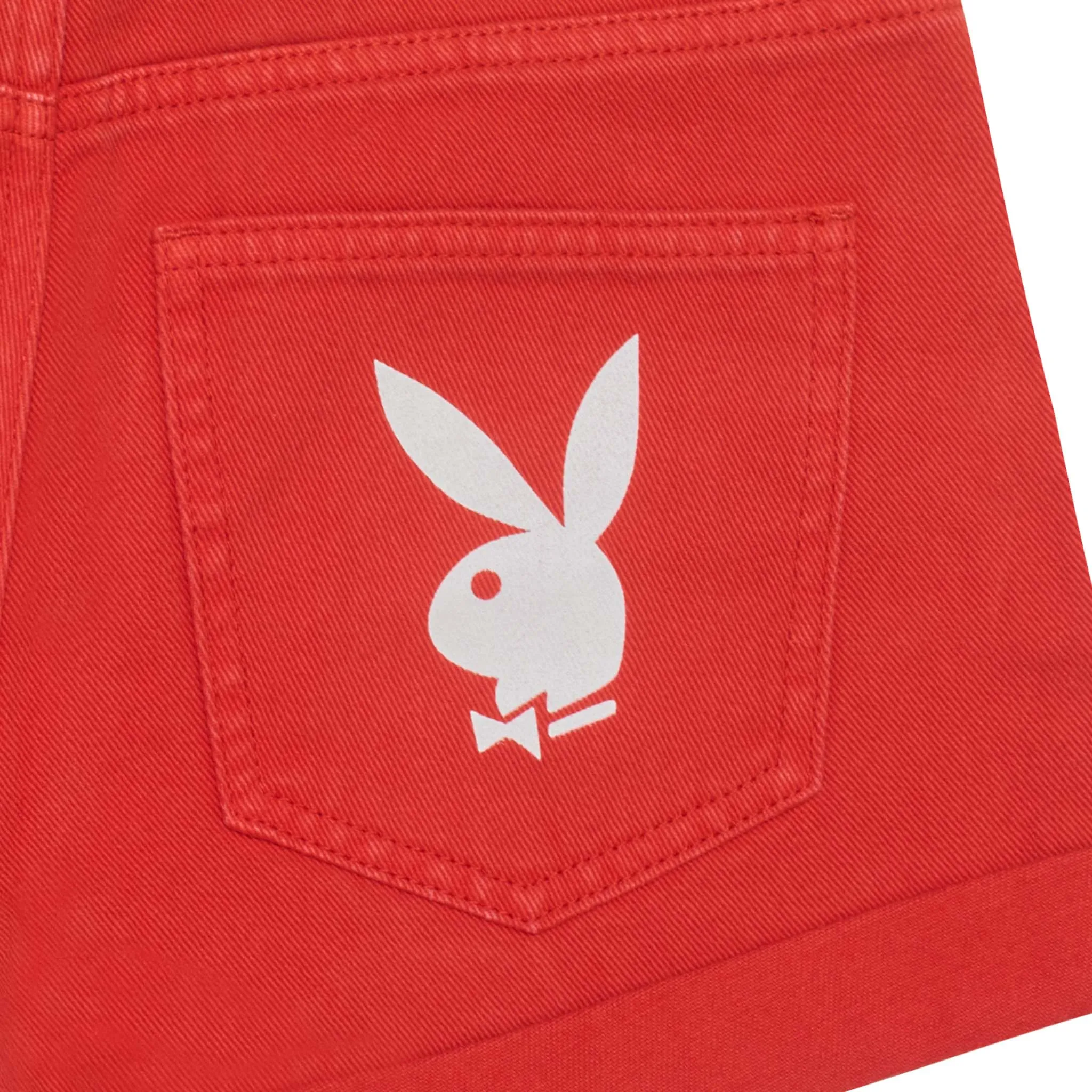 Women's Bright Bunny Denim Shorts