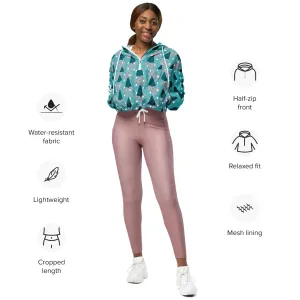 Women’s Holiday Cropped Windbreaker