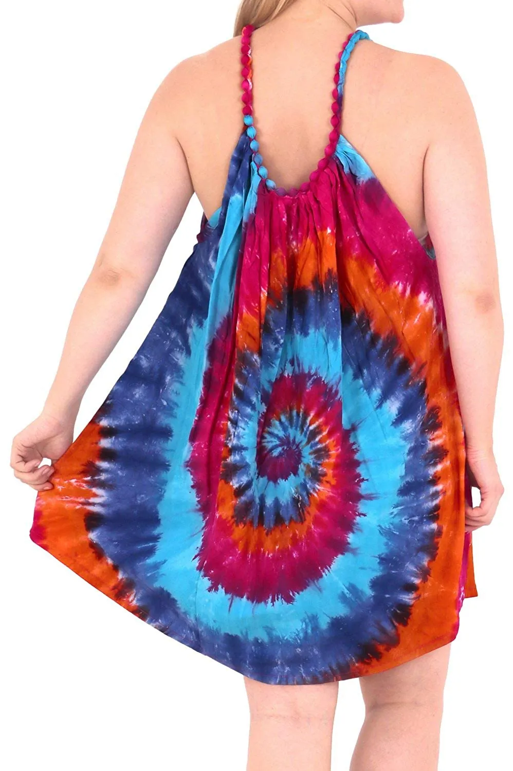 Women's Loose Designer Sundress Beachwear Evening Plus Size Casual Cover up Pink